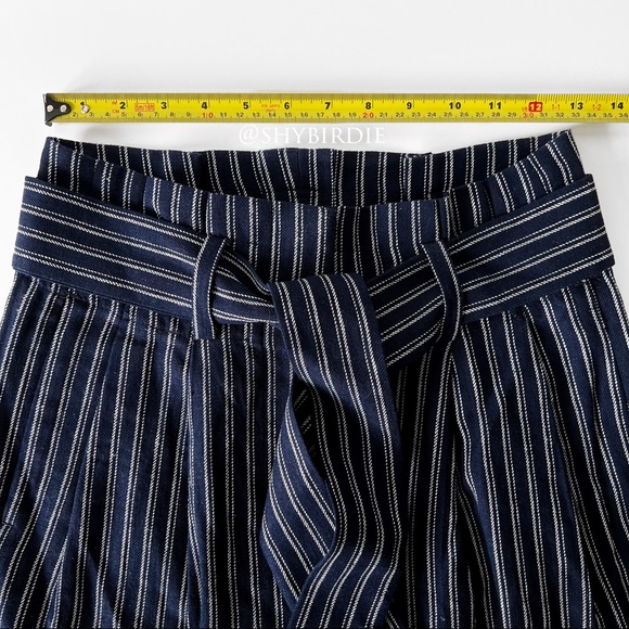 NWT J.Crew Point Sur Paper Bag Striped Pants - Picture 10 of 16